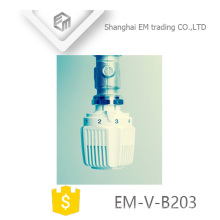 EM-V-B203 PP White Brass Thermostatic Radiator Valve head